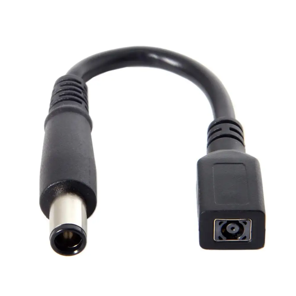 DC Jack 4.5*3.0mm female Socket to DC 7.4*5.0mm male Plug power adapter Cable For HP Dell Laptop Lenovo Ultra slim