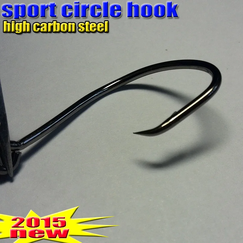 2023 new fishing  sport circle hooks  size:6#--5/0#  high carbon steel quantity:100pcs/lot sharp hooks