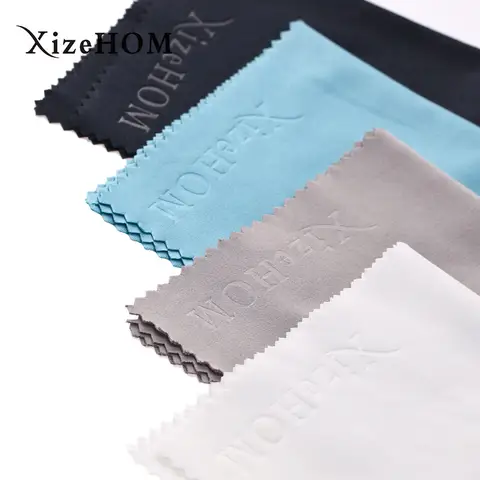 XizeHOM 8 개/몫 고품질 안경 클리너 20*20cm 마이크로 화이버 안경 청소 천 렌즈 전화 화면 청소 물티슈