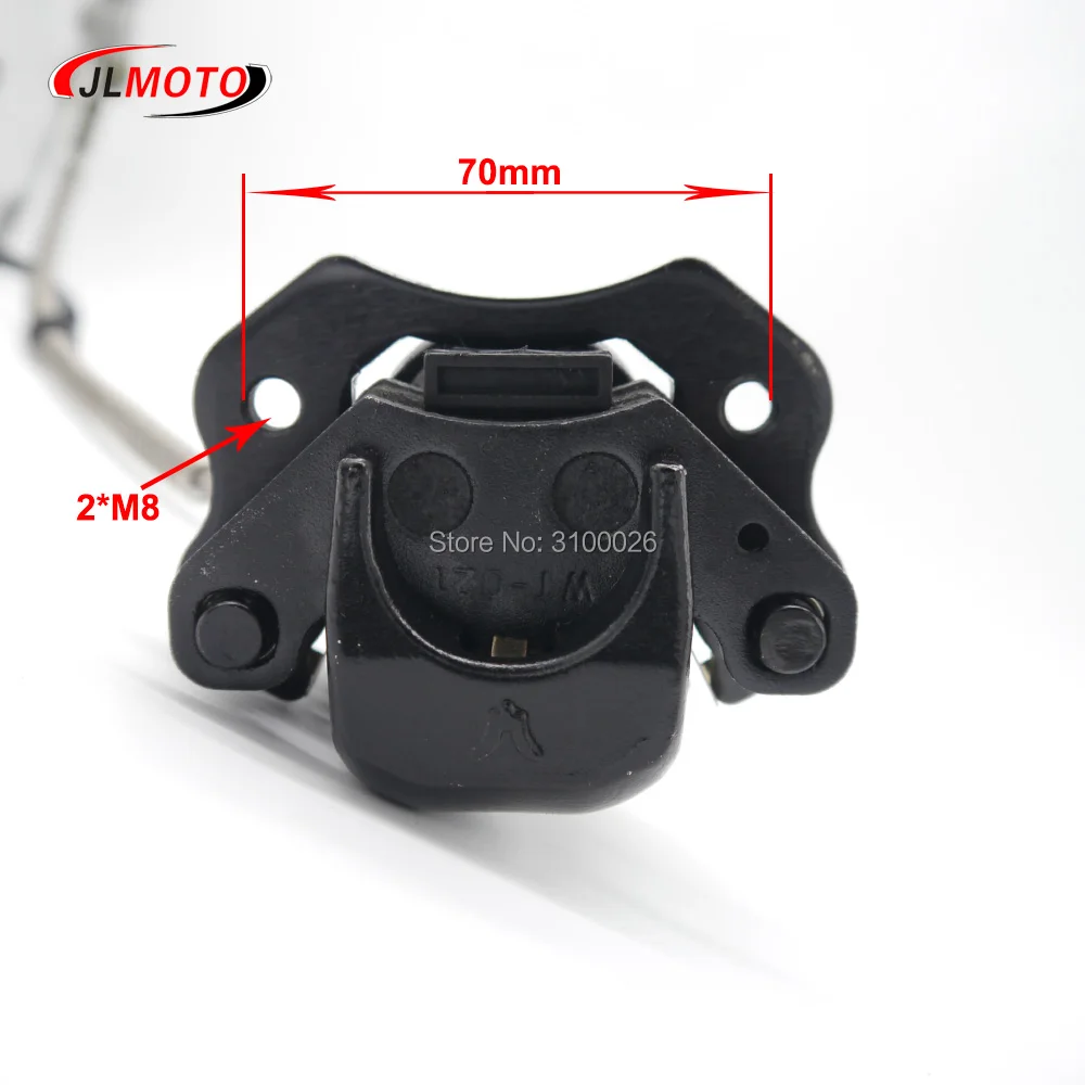 1Set 2 in 1 Front Handle Lever Hydraulic Disc Brake 130mm Disc Fit For ATV 350cc 200cc 250cc  Bike Go Kart Buggy Scooter Parts