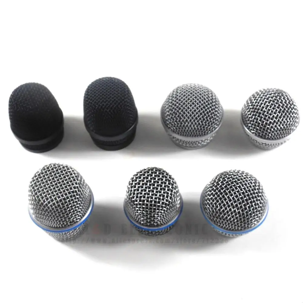 10pcs Top Quality New Ball Head Mesh Microphone Grille for Shure BETA58 SM58 PG58 BETA57 BETA87 E845 E945 Accessories