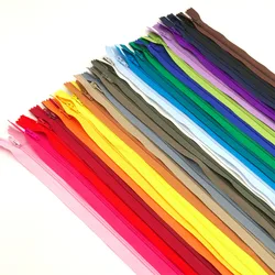 10pcs 3 #25 Colori 23 centimetri ~ 51 centimetri Estremità Chiusa di Nylon della Bobina Chiusure lampo Tailor Mestiere di Cucito