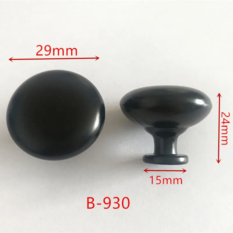 Zinc Alloy Black Cabinet Handles American style Kitchen Cupboard Door Pulls Drawer Knobs Fashion Furniture Handle B-930