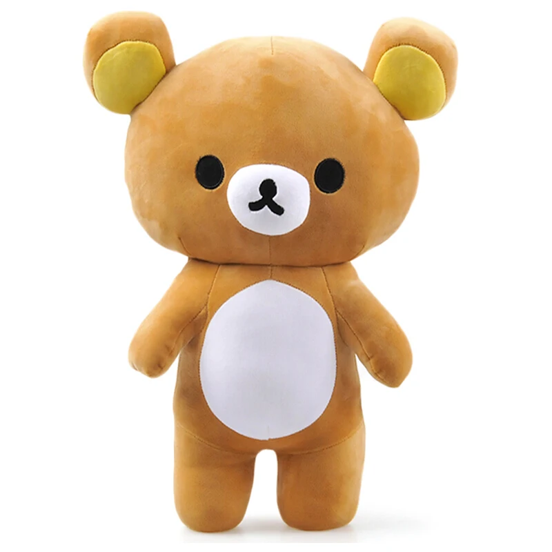 

Kawaii rilakkuma Couple cartoon character Plush toy soft animal Brown bear stuffed doll For girlfriend Nice gift