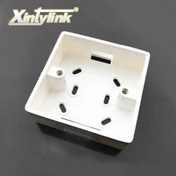 xintylink rj45 jack Face Plate Back Box rj11 faceplate rj12 wall socket External installation junction box flame retardant pvc