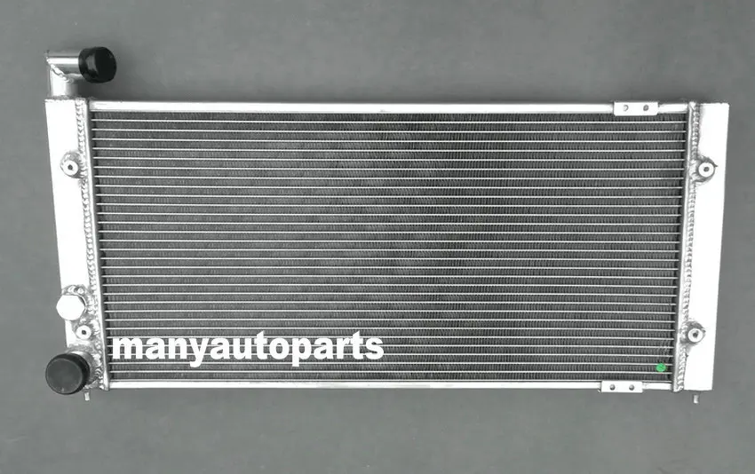 PER VW Golf 2 Corrado VR6 Turbo Radiatore in alluminio turbo 16V G60 VWO2 +2 VENTATORI