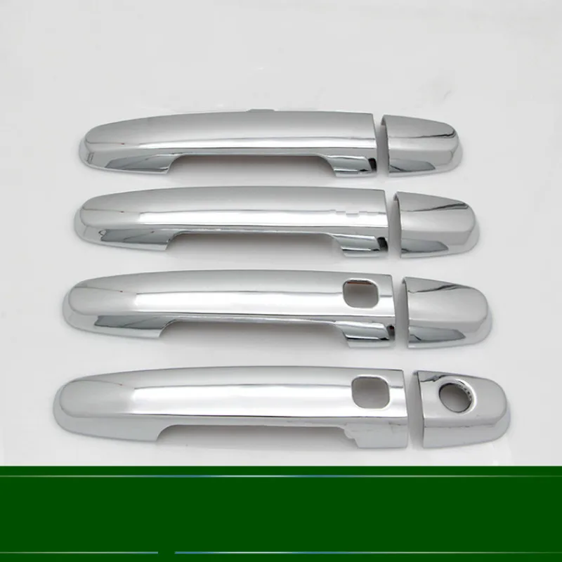 CHROME SIDE EXTERIOR DOOR HANDLE COVERS TRIM SET For Subaru Justy for Toyota Passo Sirion Perodua MyVi Accessories Stickers