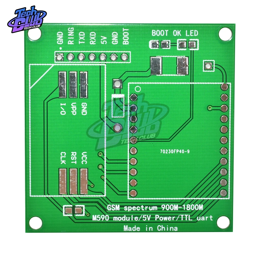 M590E GSM GPRS Module 900m-1800m SMS Message Diy kits M590 Standard AT Instruction Set CPU MCU Test 5V