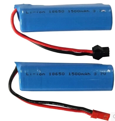 free shipping Remote control model aircraft helicopter high rate battery 18650 3.7V 1500mah lithium ion rechargeable battery