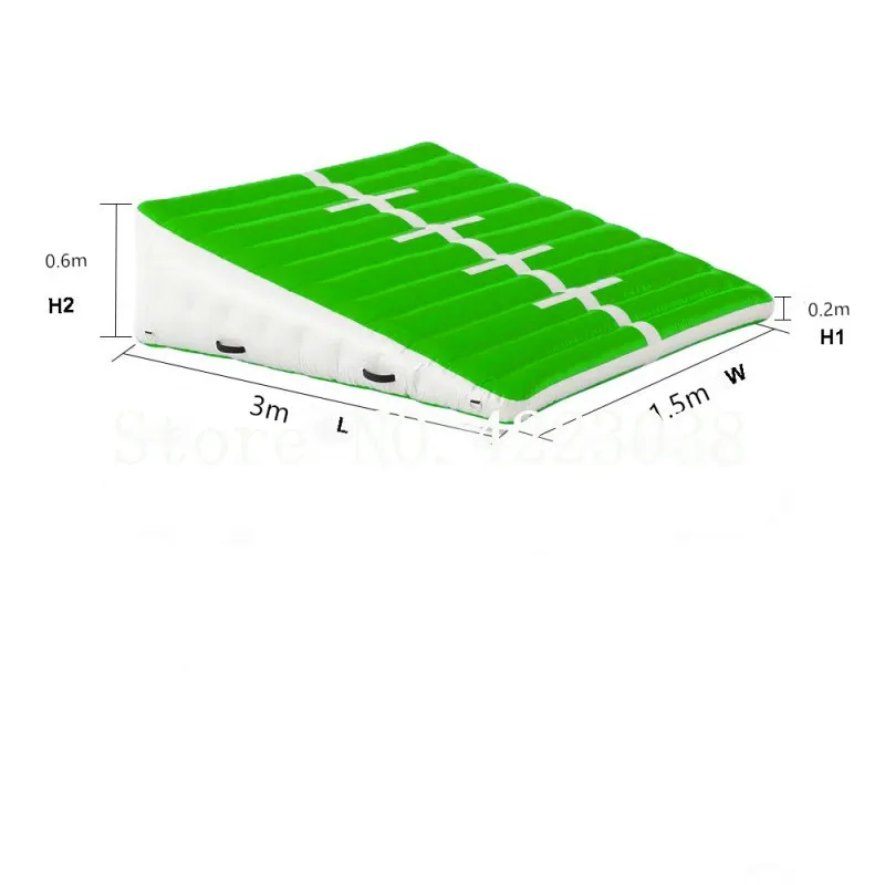 شحن مجاني 3x1.5x0.2 متر-0.6 متر ارتفاع نفخ الجمباز سجادة للتراجع المنزل الهواء المسار الطابق الرياضة واقية مع مضخة