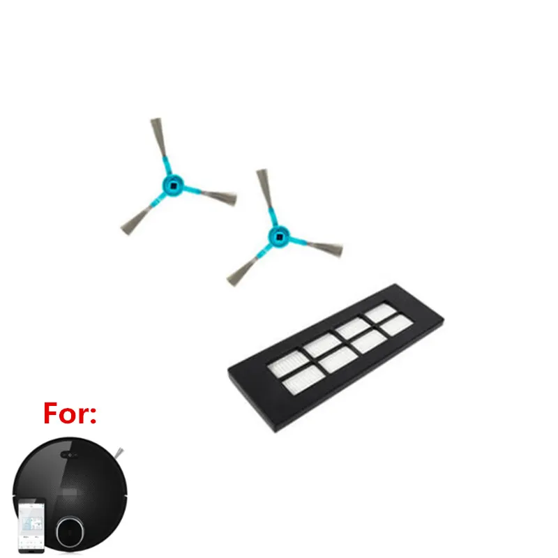 ผ้าม็อบกรอง HEPA แปรงด้านข้างสำหรับ3090คองก้าเครื่องดูดฝุ่นหุ่นยนต์ชุดอุปกรณ์เสริมชิ้นส่วนม็อบ