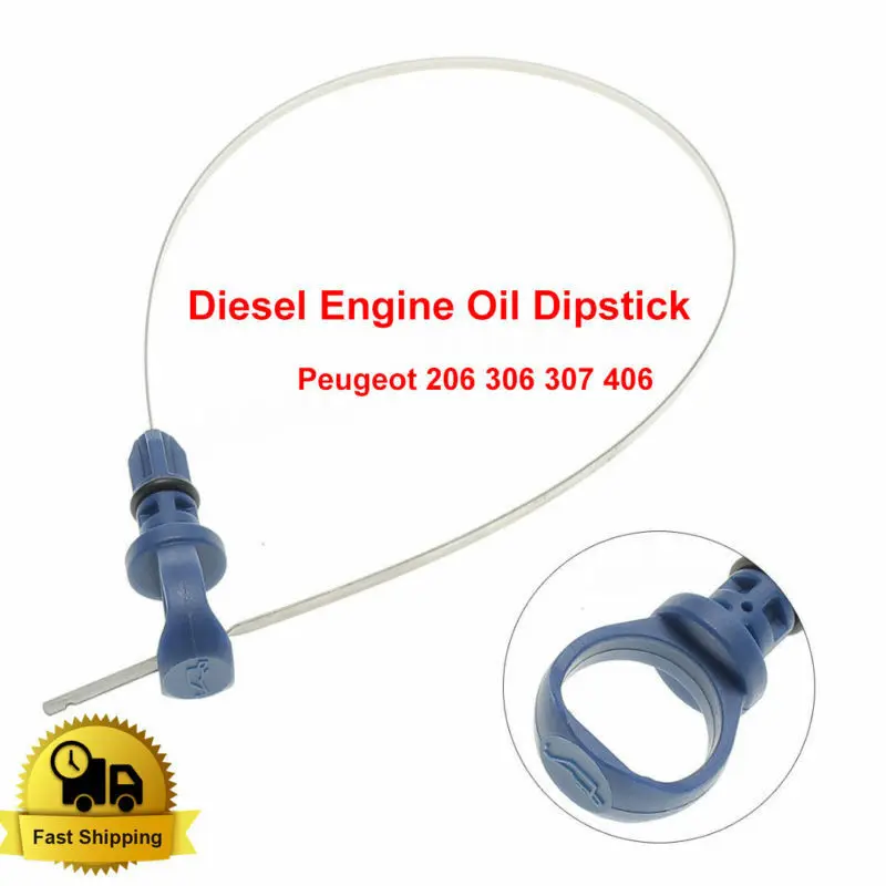 Engine Oil Steel 117461 For Peugeot 206 306 307 406 Citroen 2.0 HDi Plastic Oil Dip Stick Automobile Oil Measurement Tool