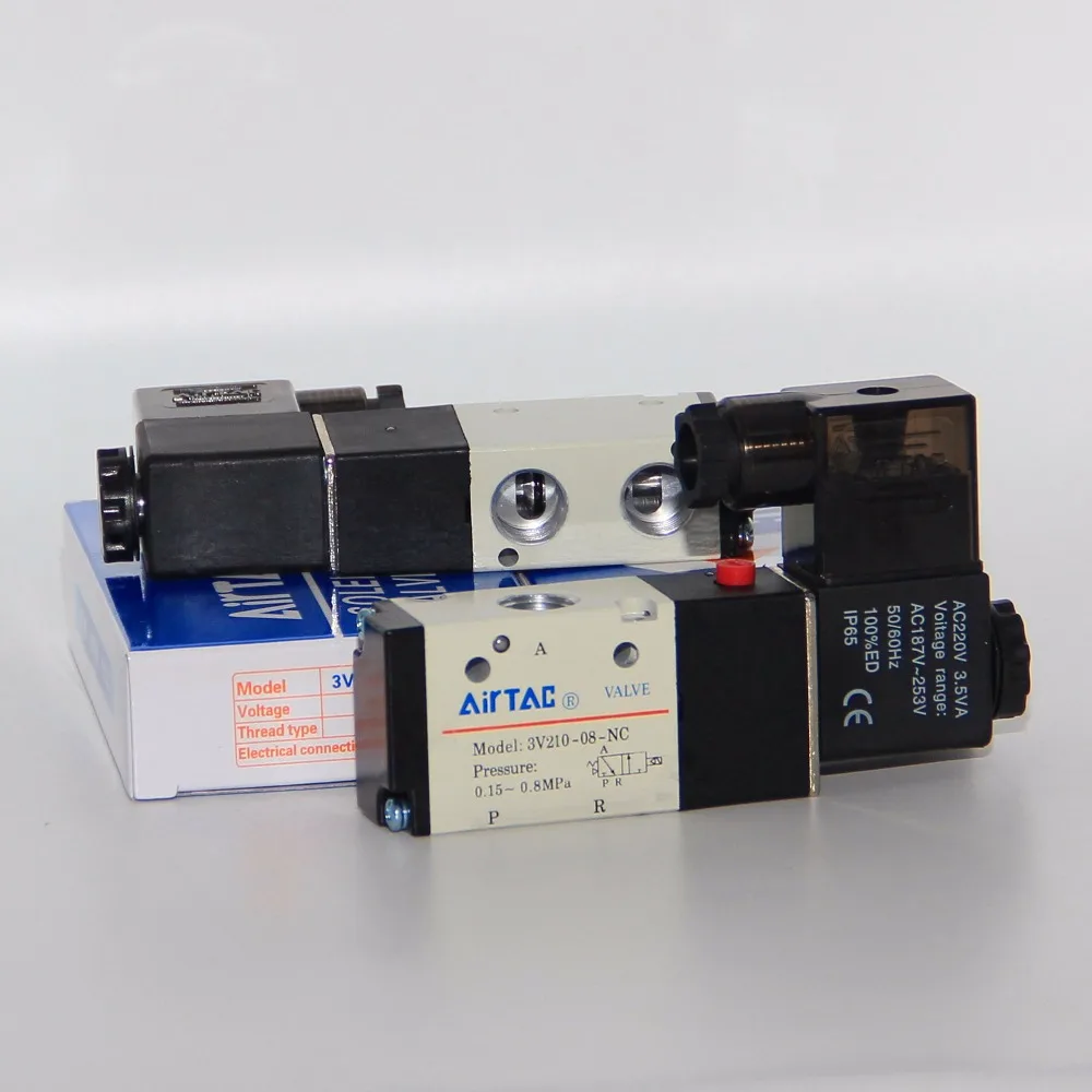 Free shipping good quality  5 port 2 position Solenoid Valve 4V410-15,have DC24v,DC12V,AC24V,AC36V,AC220V,AC380V