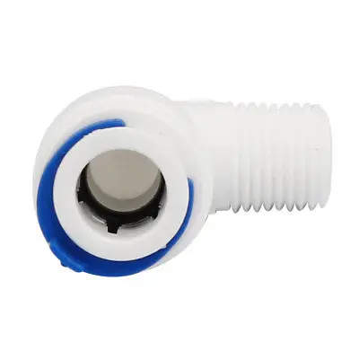 3/8 ''Push Fit Tubo x M12 Filo Gomito Quick Connect 10 pz per RO Filtro per L'acqua
