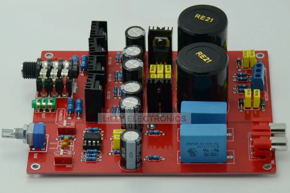

Headphone Amplifier BD139 BD140 LM833 Lehmann LM317 LM337 NOVER10000UF/35v*2