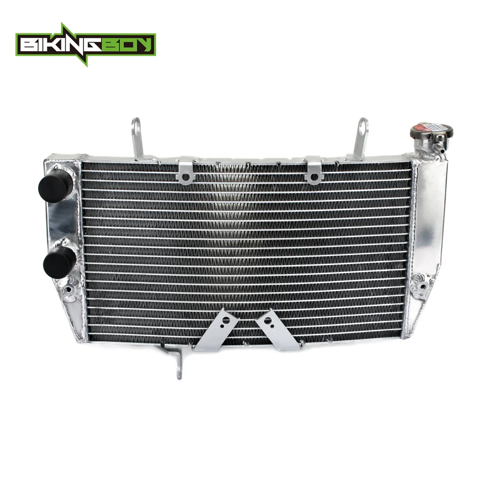 BIKINGBOY Engine Radiator Cooling For Ducati 1098 1198 848 All Water Cooler Aluminium Alloy Core OEM 548.4.074.1B Polished Set