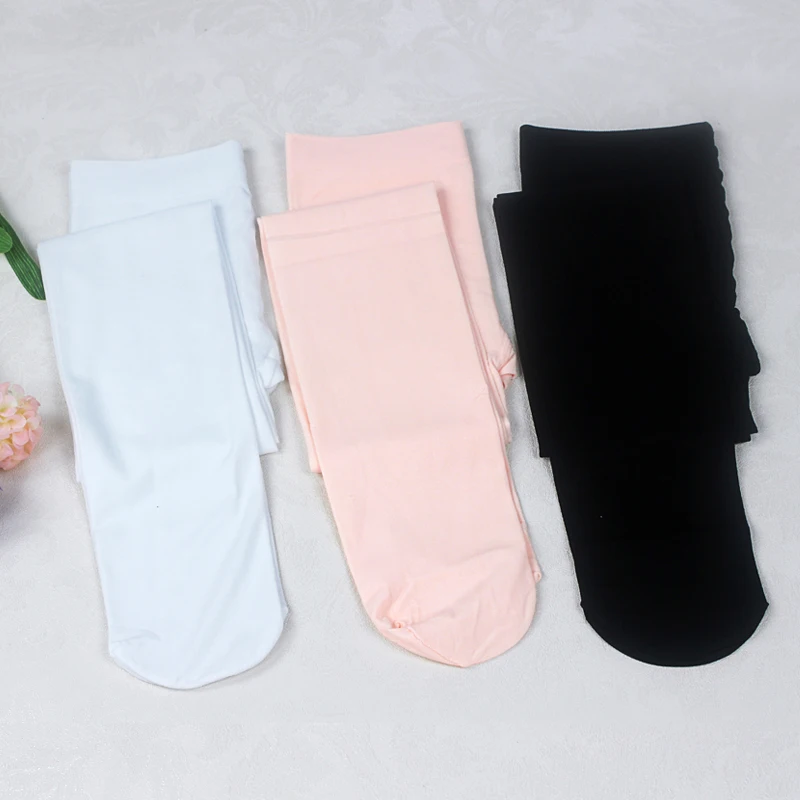 Ballet Dance Tights Child Kids Baby Girl Soft Dance Pantyhose 80D Nude/ White/Black Lovely Tights Stockings For Girls Dance