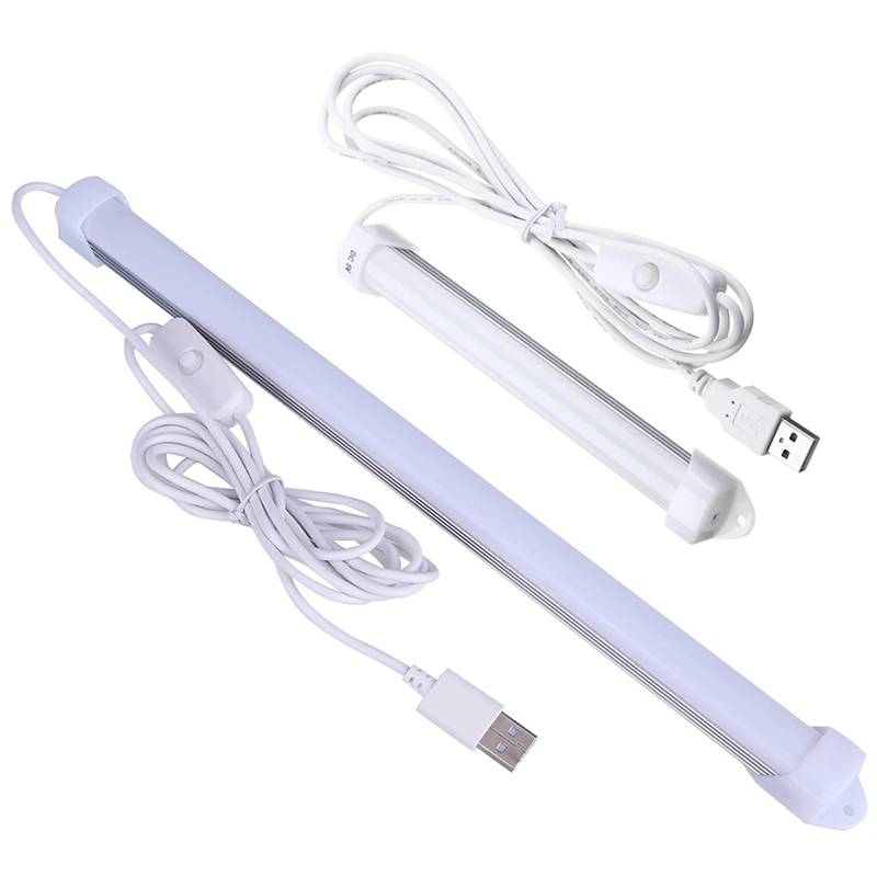 52cm USB LED Bar Light DC5V Rigid LED Strip for the Kitchen Aluminum Light Bar Under Cabinet Lighting LED Reading Light