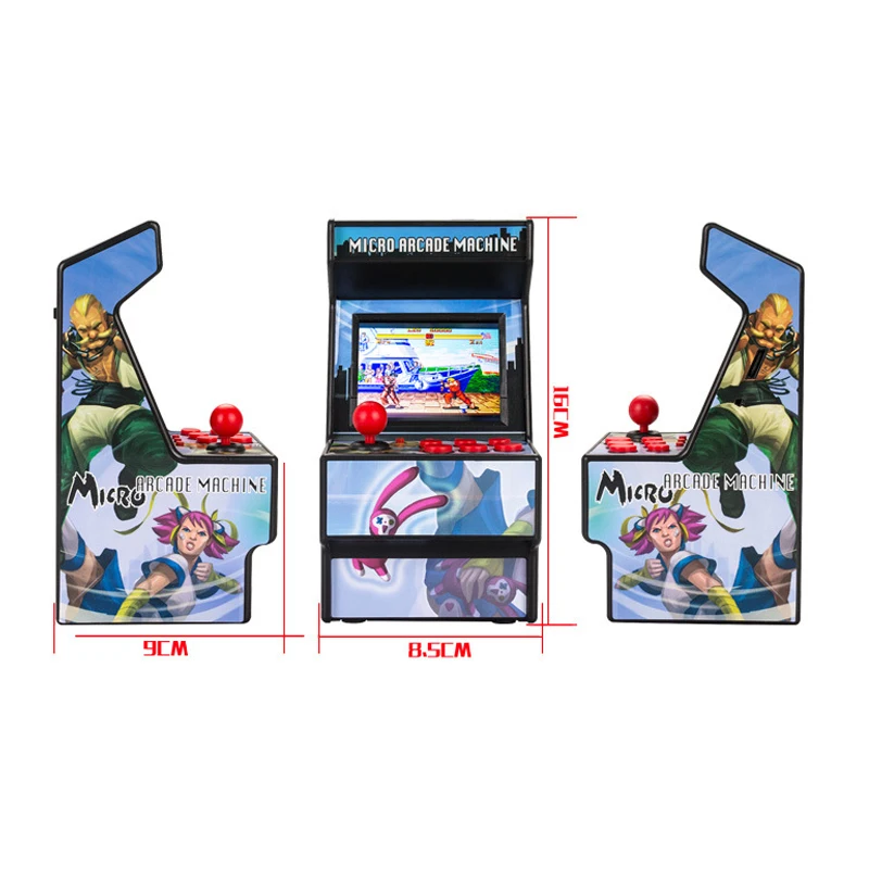 Retro Mini อาเขตเกมคอนโซลเกมมือถือ2.8 "16บิตเกม Player Built-In 156เกมคลาสสิคสำหรับเด็กของขวัญของเล่น