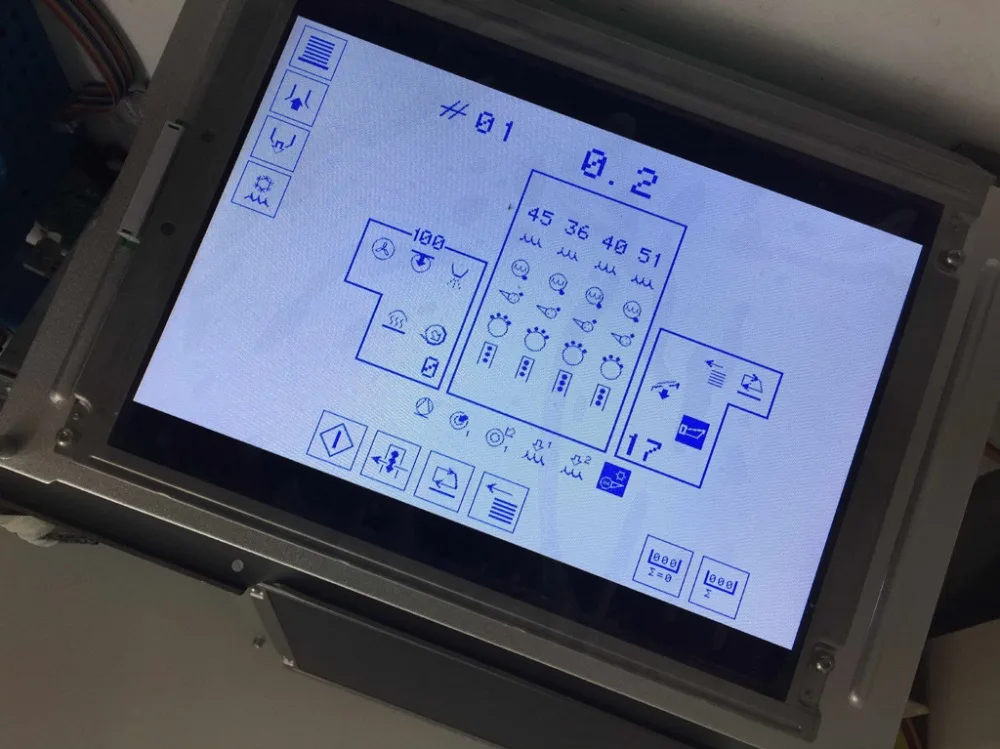 PG640400RA4-3 PG640400RA4-2 PG640400RA4-1 9.4 CP Tronic Display Compatible LCD panel for Heidelberg CD/SM102 PM/SM74 MO/SM52 new