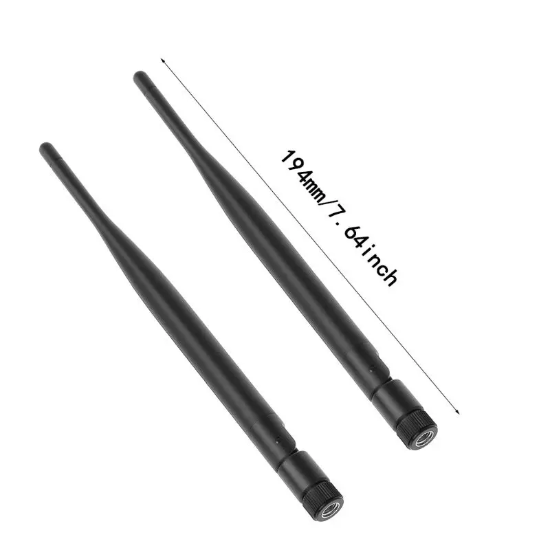 2x6Dbi 2.4GHz 5GHz Dual Band M.2 IPEX MHF4 U.fl cavo di prolunga per WiFi RP-SMA treccia Antenna Set per Antenna Router Wireless