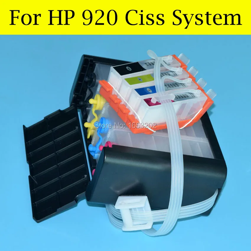

Новинка! Система Ciss для HP 920, для HP Officejet E609A, E609N, E709A, E709C, E709Q, E709N, E710N, E809A, E809B, E910A, принтер с дуговым чипом