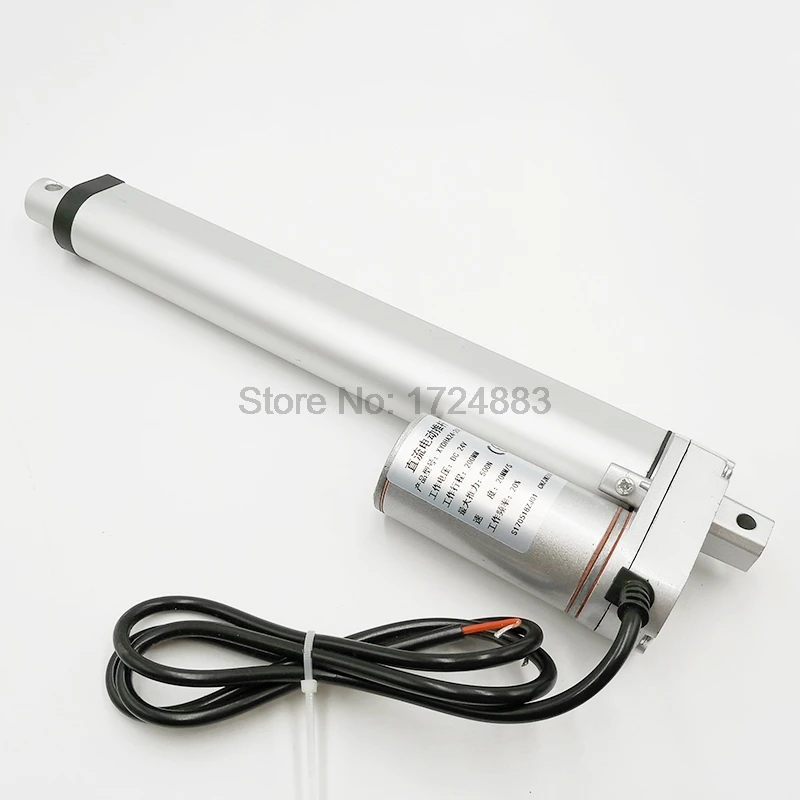 Electric Linear Actuator 12V/24V DC Motor 550mm Stroke Linear Motion Controller 100/200/300/500/750/800/900/1100/1300/1500N