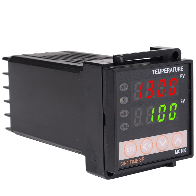 Power 12V DC Digital Intelligent PID Temperature Controller Regulator Thermostat Thermocouple K sensor PT100 Input Relay Output