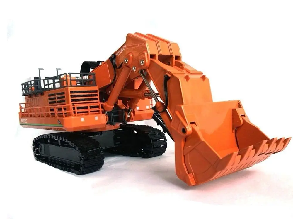 Amazing Diecast Toy Model Gift 1:87 Scale Hitachi EX8000 Hydraulic Excavator Engineering Machinery Toy for Collection,Decoration