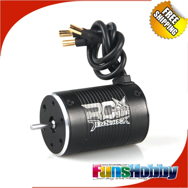 Tenshock kaya paletli RC906 6 kutuplu mikro elektrikli Rc araba fırçasız Motor 1/10 1/14 eksenel Wraith paletli SCX10.Free kargo