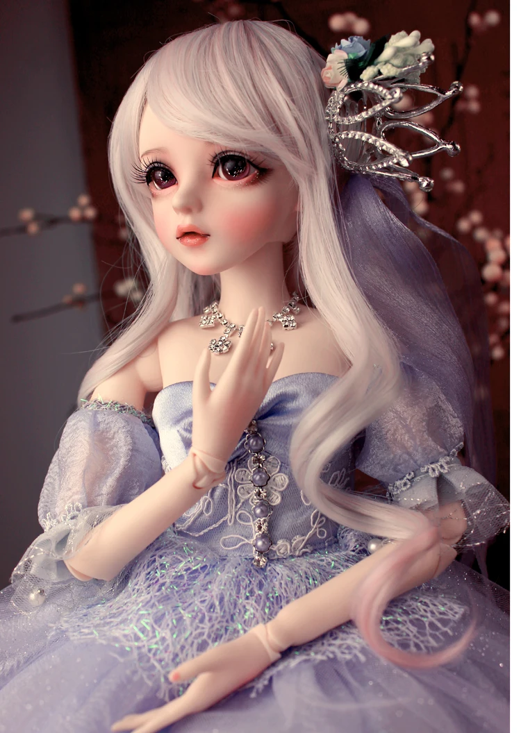 

1/3 60cmBjd Doll Hand Painted Makeup Can Change Eyeball Wig and Clothing Gifts for Girls Handmade Doll Toys