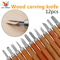 5/12pcs Wood Carving Knife Carving Knife Kit Tools DIY Tools Chisels Knife For Beginner  High Quality Alloy Steel