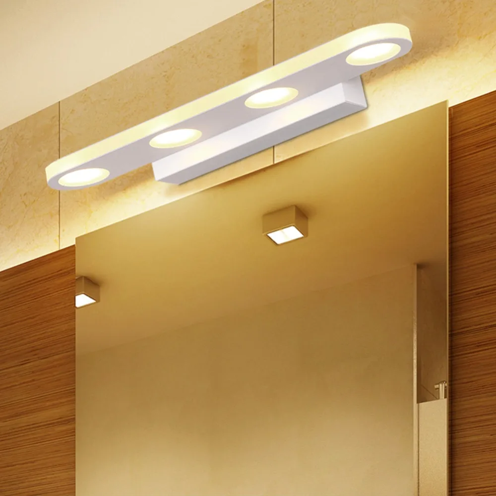 Modern LED Mirror front lamp 12W 18W 38CM 58CM Decor Lighting waterproof Bathroom Lamp Bedroom Foyer Study  wall lamp