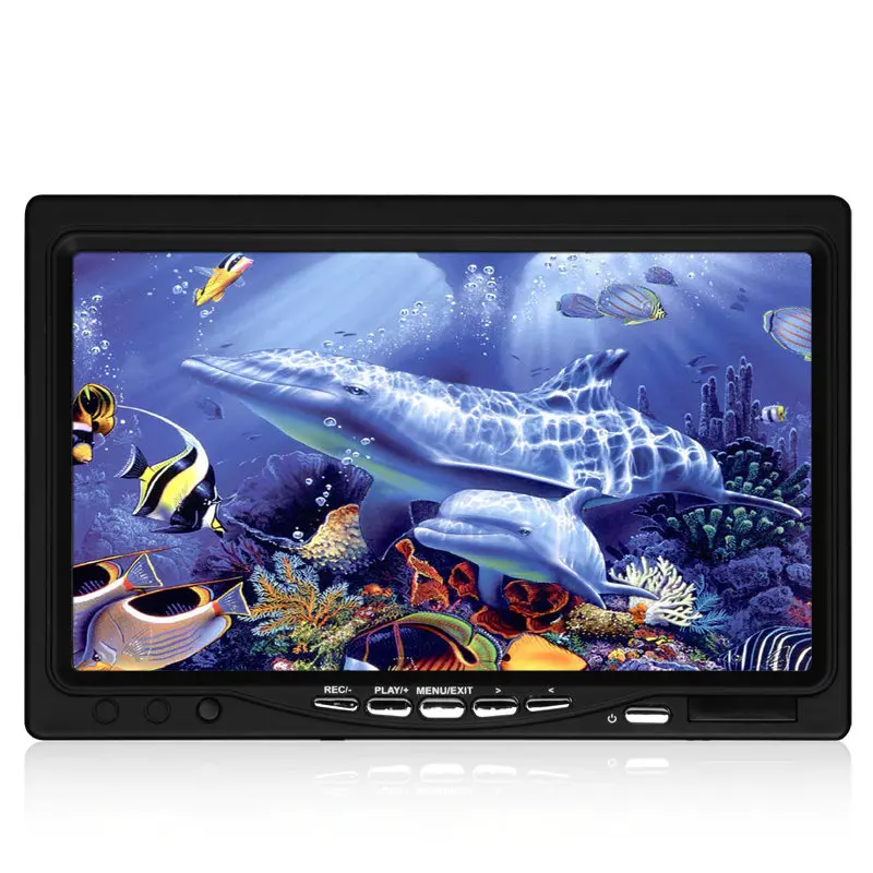 Localizador de peces profesional, cámara de vídeo de pesca subacuática, Monitor LCD Hd a Color de 7 pulgadas, de 15M Cable 1000tvl, venta al por mayor de fábrica