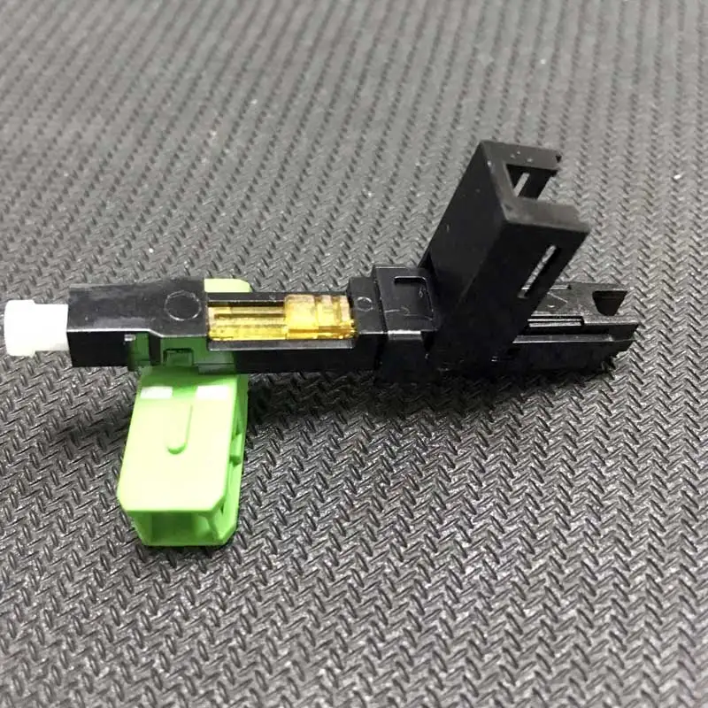 GONGFENG 50pcs New SC/APC Optic Fiber Fast Connector FTTH self propelled square Quick Connector Special  Wholesale TO Russia