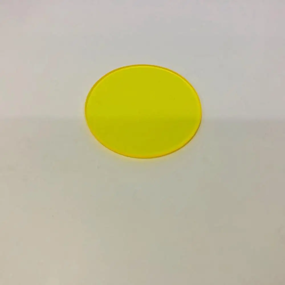 JB490 dimensioni del diametro di 55 millimetri e 2mm di spessore 490nm longpass filtro
