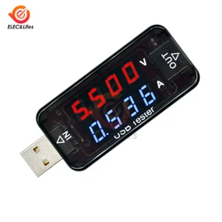 4 Bit High Precision USB Voltmeter Ammeter LCD Digital Current Voltage Charging Detector Mobile Power USB Tester Charger Doctor