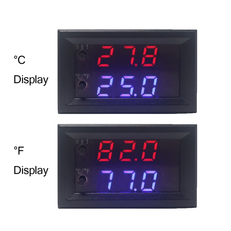 DC 12V 10A -50-110C Mini Microcomputer Temperature Controller Thermostat Regulator Temp. Adjustable Gauge