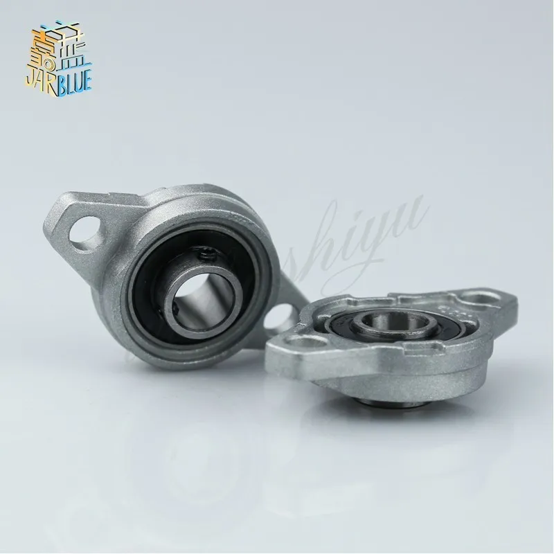 2PCS 2X FL001 Zinc Alloy 12mm Bore Self Aligning Pillow Block Bearing Flange