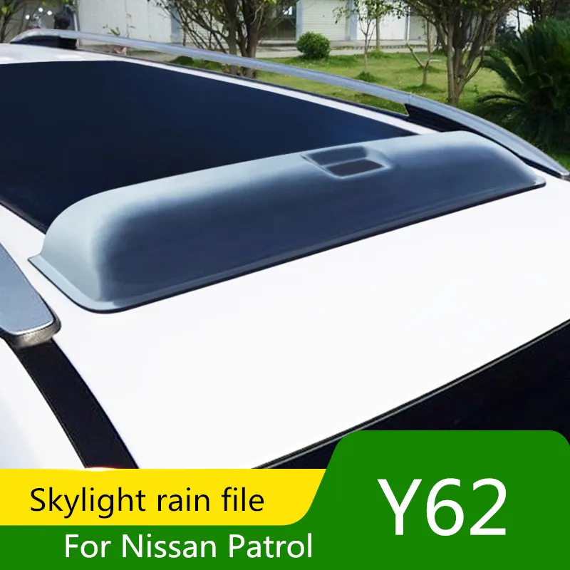 

For Nissan Patrol Y62 10-18 sunroof visor Y62 modified sunroof rain eyebrows off-road accessories