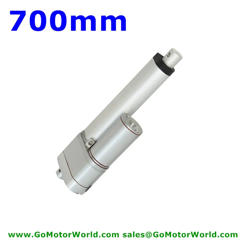 Mini linear actuator with Potentiometer position signal feedback 24V 12V 700mm stroke 900N 90KG load 80mm/s speed LA10P