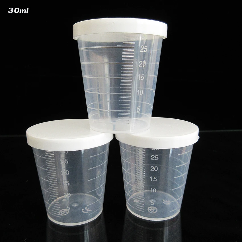 30ML Plastic Measuring cup,Measure Jup Pour Spout Surface,Kitchen Laboratory Use,Scale Transparent Cooking Tool,Graduation Cup