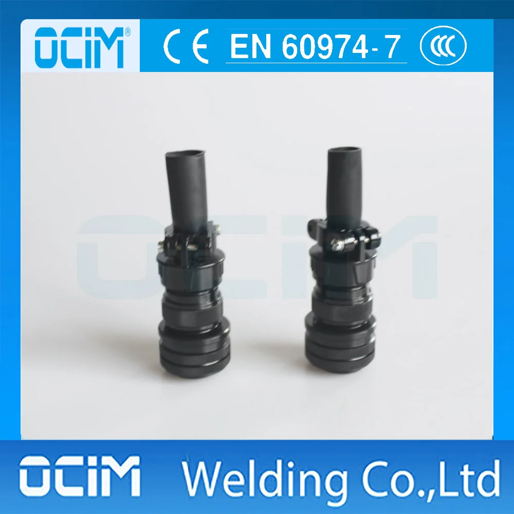 1PC 6 Pin Plug Male  Connector For Welding Torch