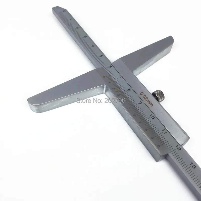 0-200mm 8inch depth vernier caliper 200mm 0.02mm depth caliper depth gauge depth measuring gauge