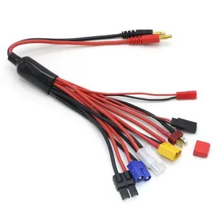 8 in 1 Ladeadapter, 4,0 mm Bananenanschluss, EC3 XT60 TRX JST FUTABA T, für Lipo IMAX B6AC -Batterie, hohe Qualität 8 Hauptverkaufsbatterie -Radio -Futaba - №2