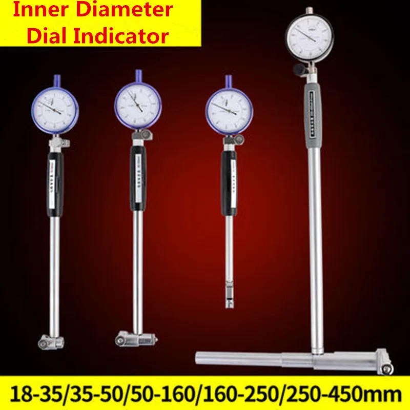 High Accuracy Dial Bore Gauge Hole Diameter Measuring gauge Inside diameter Scale Cylinder volume meter Dial indicator 18-35mm