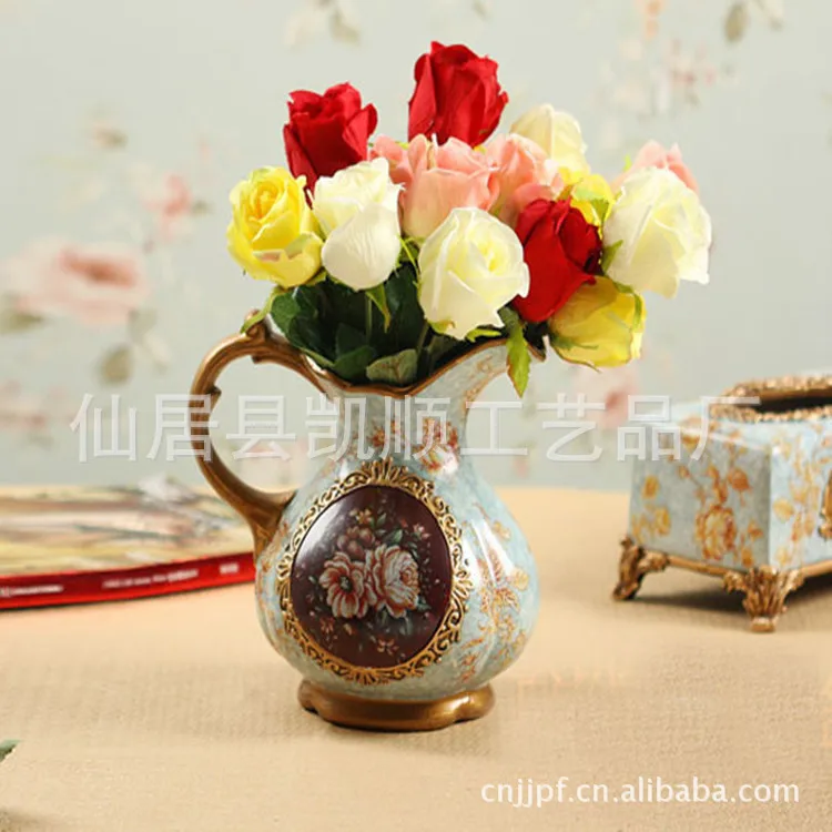 Sophisticated technology manufacturers, wholesale European retro hand-painted ceramic flowers V0015-0099G