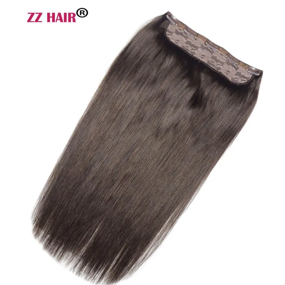 ZZHAIR Clip-in 100% Brazilian Human Remy Hair Extensions 16\