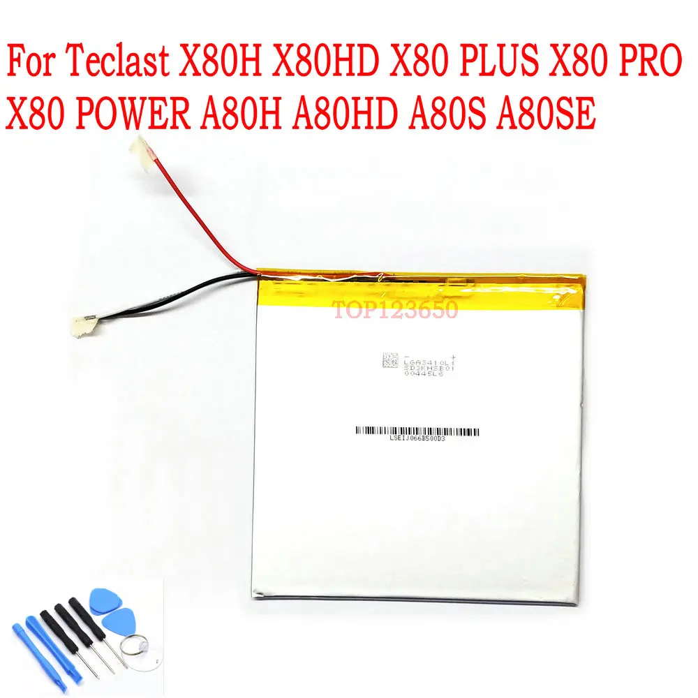 New High Quality 5000mAh 3 line Battery For Teclast X80H X80HD X80PLUS X80PRO X80 POWER A80H A80HD A80S A80SE Tablet PC