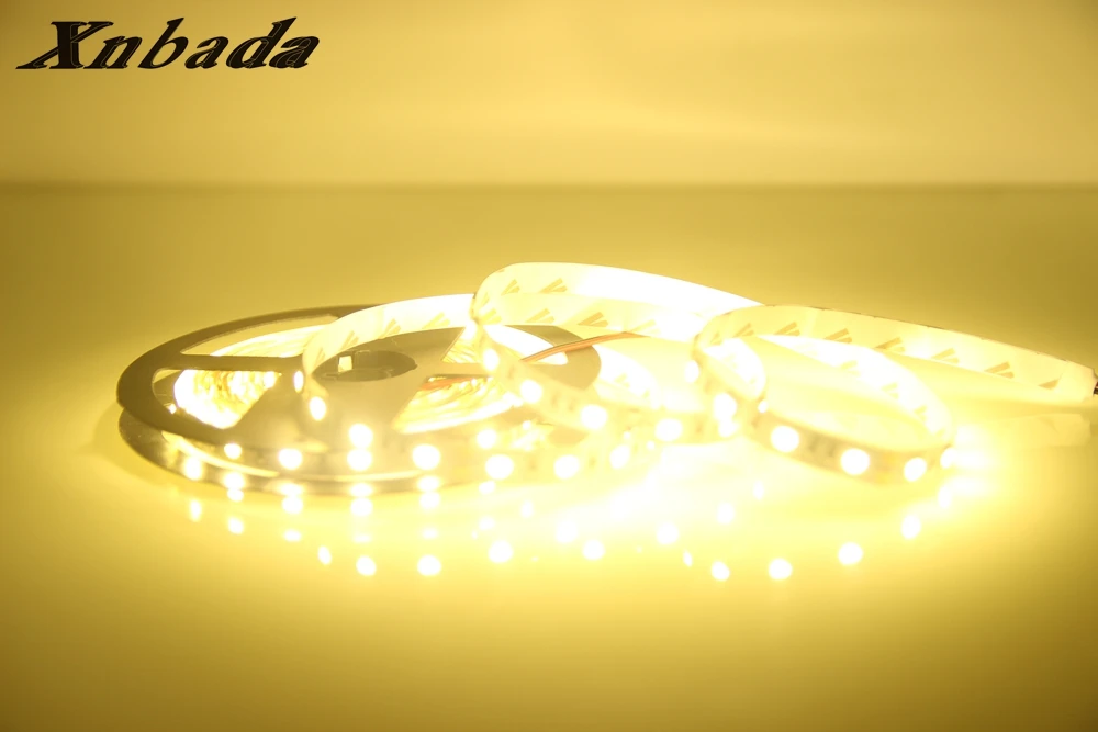 Xnbada DC24V Led Strip 5050SMD 60Led/m White/Warm White/Blue/Red/Green/Yellow/RGB Led Light Tape IP30/IP65